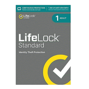 LifeLock Standard by Norton – 1-Year / 5Pcs – USA